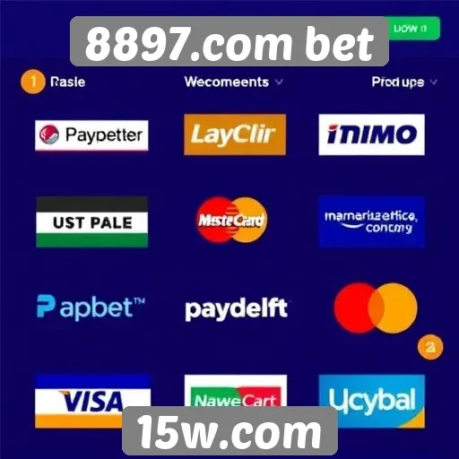 Métodos de pagamento disponíveis no 8897.com bet